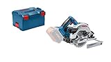 Bosch Professional 18V System Akku Kreissäge GKS 18V-57 G (Sägeblatt-Ø: 165mm, Schnitttiefe: 57 mm, inkl. L-BOXX, ohne Akku/ Ladegerät)