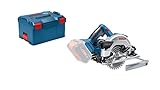 Bosch Professional 18V System Akku Kreissäge GKS 18V-57 G (Sägeblatt-Ø: 165mm, Schnitttiefe: 57 mm, inkl. L-BOXX, ohne Akku/ Ladegerät)