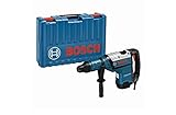 Bosch Professional Bohrhammer GBH 8-45 D (1500 Watt, 12.5 Joul, SDS max, bis zu 45 mm Bohrungen, langlebig, inkl. Zusatzgriff, Überlastkupplung, Wiederanlaufschutz, Hammer Bohr, im Handwerkerkoffer)