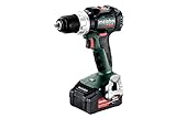 Metabo 602325500 Akkuschrauber BS 18 LT BL 18V, Bürstenlos - inkl. 2 CAS Li-Power Akkupacks (18 V/4,0 Ah); Ladegerät und Transportkoffer