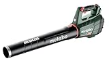 Metabo Akku-Laubbläser LB 18 LTX BL (601607850) 18V, 150 km/h Luftgeschwindigkeit (Tragegurt, gummierter Griff, brushless Motor, ohne Akku/ Ladegerät)