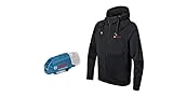 Bosch Professional Beheizbare Sweatjacke GHH 12+18V XA (inkl. USB-Ladeadapter GAA 12V-21) - Größe 3XL