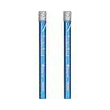 6mm Fliesenbohrer Diamantbohrer Glasbohrer für Granit, Porzellan, Fliesen, Glas, Keramik, Feinsteinzeug(2 Pack)