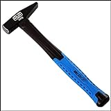 WELIQU Profi Schlosserhammer 300 g - Fiberglas-Stiel, Rutschfester Griff, Langloch-Dämpfung, Impact Reduce Technology - Hammer - Handwerker-Hammer - Nagel-Hammer