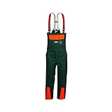 SWS Forst GmbH Schnittschutzlatzhose Schnittschutzhose Forsthose Forest-Jack, grün Leuchtorange