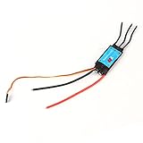 RC Brushless ESC Elektronischer Geschwindigkeitsregler Zweiwege-Steuerung für RC-Car, Schiffe, Unterwasserpropeller Zubehör(40A)