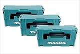 Makita Makpac Größe 2 Transportbox 3er Set [1 Stück MakPac Set2