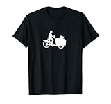 E- Bike Lastenrad Hund T-Shirt