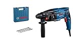 Bosch Professional Bohrhammer GBH 2-21 (mit SDS plus, inkl. 3x Drill Bit SDS plus, (6/8/10 mm), Zusatzhandgriff, Maschinentuch, Tiefenanschlag, Handwerkoffer)