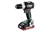 Metabo Akku Bohrschrauber SB 18 LT BL (mit Akku 2x 4,0 Ah LiHD. Ladegerät + metaBox 145, 18 V, mit Licht, Drehmoment 0,7-8 Nm, Bohrfutterspannweite 1,5 – 13 mm, mit Schnellwechselbithalter) 602316840