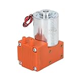 10 W 3500 U/min Vakuumpumpe Mini Elektrische ölfreie Absaugung 175 Kpa 18 L/min Luftdurchsatz Aluminiumlegierung mit Ständer Mikromembranpumpe für Motorinstrumente (220V)