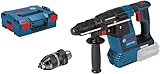 Bosch Professional 18V System Akku Bohrhammer GBH 18V-26 F (inkl. Zusatzhandgriff, Tiefenanschlag, Maschinentuch, Wechselfutter SDS plus, L-BOXX, ohne Akku/ Ladegerät)