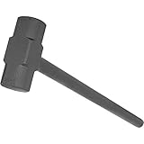 GORILLA SPORTS® Gym-Hammer - 6 kg, 8 kg, 10 kg, 12 kg, 15 kg, 20 kg, 25 kg, 30 kg Gewichte, Hohl Griff, Stahl - Gewichtshammer, Fitnesshammer, Trainingshammer, Krafttraining, Fitness-Hammer