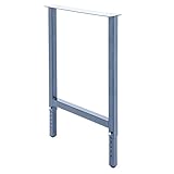 2 x Werktischbeine Höhenverstellbar für Werkbank Eigenbau aus Metall