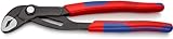 KNIPEX Cobra® Wasserpumpenzange, 250 mm, Muttern bis 46 mm, Rohre bis 52 mm, Feinverstellung per Knopfdruck, Rohrzange, 87 02 250