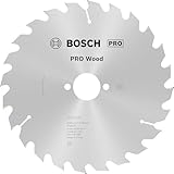 Bosch 1x PRO Wood Kreissägeblatt für Akku-Handkreissägen (für Weichholz, Hartholz, Ø mm, Professional Zubehör Handkreissäge)