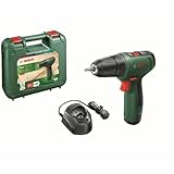 Bosch Akku Bohrschrauber EasyDrill 1200 (2 Akku, 12tlg. Zubehör-Set, 12 Volt System, im Koffer)