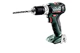 Metabo Akku Schlagbohrschrauber SB 12 BL (12 V, ohne Akku, mit LED-Licht, Bitdepot, Schnellspannbohrfutter) 601077890