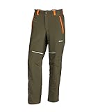 KOX Schnittschutzhose Vento 3.0 Grün/Orange Gr. 58