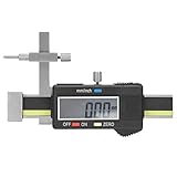 Digital Step Gauge C1-10P Edelstahl Professional Crane Scale Plane Lineal Gauge Step Depth Gauge für Fräser und Tischkreissäge ± 10 0,01 mm,Messgerät