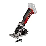 Einhell Akku-Mini-Handkreissäge TE-CS 18/89 Li - Solo Power X-Change (Lithium-Ionen, werkzeuglose Einstellung d. Schnitttiefe, hochwertiger Sägetisch, ohne Akku und Ladegerät)