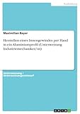 Herstellen eines Innengewindes per Hand in ein Aluminiumprofil (Unterweisung Industriemechaniker/-in)