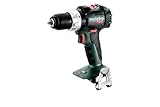 Metabo Akku Bohrschrauber SB 18 LT BL (ohne Akku, mit metaBox 145, 18 V, mit Licht, Drehmoment 0,7-8 Nm, Bohrfutterspannweite 1,5 – 13 mm, Akkuschrauber mit Schnellwechselbithalter) 602316800