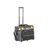 Stanley FatMax Werkzeugkoffer (mit leichtgängigen Rollen, strapazierfähige, große Öffnung, Teleskopgriff, Maße: 50 x 36 x 41 cm) FMST1-80148