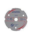 Dremel DSM500 Trennscheibe für DSM20 Kompaktsäge, Kreissägeblatt mit 20 mm Schnitttiefe für Gerad- und Tauchschnitte