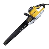 Dewalt Alligator 430 mm-Spezialsäge DWE397 (1.700 Watt, zum Sägen von Hochlochziegel bis Festigkeitsklasse 12 N/mm2, Schnellstopp, Schwertlänge 500 mm, Schnittlänge 430 mm)