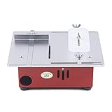 Mini Tischkreissäge 9200/min 96W Desktop Schneidwerkzeug 7-Gang-Netzteil Einstellbarer Tischsäge Tragbare Präzisions-Tischkreissägen Table Saw Kettensäge für Kunststoff Metall Holz