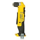 DEWALT Akku-Winkelbohrmaschine (18 Volt, für Bohrarbeiten an sehr verwinkelten Stellen, zwei-Gang-Getriebe, inkl. Zubehör und TSTAK Box II, Lieferung ohne Akku und Ladegerät) DCD740NT