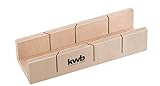 kwb Schneidlade 311026 (Mehrschichtholz, 245 x 53 x 40 mm, für 45° und 90° Schnitte, Gehrungsschneidlade)