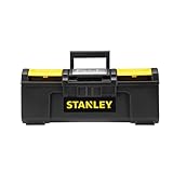 Stanley Werkzeugbox / Werkzeugkoffer Basic 1-79-216 (16', 39x22x16cm, Koffer mit Schnellverschluss und Organizer, Box aus Kunststoff, praktischer und organisierter Werkzeugkasten)