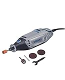 Dremel 3000 Multifunktionswerkzeug 130W, Set mit 5 Zubehörteilen, Variable Drehzal 10.000-33.000 U/min zum Schneiden, Schleifen, Gravieren, Polieren, Schärfen, Reinigen, Schnitzen, F0133000JU