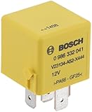 Bosch 0986332041 Mini-Relais 12V 40A, IP5K4, Betriebstemperatur von -40° C bis 85° C, Wechselrelais, 5 Pin Relais