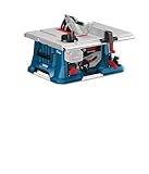 Bosch Professional 18V System BITURBO Akku-Tischkreissäge GTS 18V-216 (inkl. 1x Akkusägeblatt, Schiebestock, Gehrungsanschlag, Parallelanschlag, Messerschutz, ohne Akku/ Ladegerät)