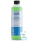 wolk Backofen- und Grillreiniger - Gel - extra stark - 500 ml - selbstarbeitender Reiniger & Fettlöser - für Backofen & Grill - ohne Aufheizen & Gerüche