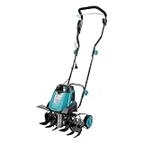 Könner & Söhnen KS 1500 T E Elektro-Bodenhacke, 23 cm Stahl Fräsen, 40 cm Arbeitsbreite, 23 cm Arbeitstiefe, 1500 W, 230 V, Gartenfräse für Hofgrundstücken, Blumen- und Gartenbeeten