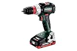 Metabo Akku-Bohrschrauber BS 18 LT BL Q (18V, Quick-System: Schnellwechsel-Funktion - inkl. 2 CAS LiHD Akkupacks (18 V/4,0 Ah); Ladegerät und Transportkoffer) 602334800