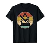 Lustiges Retro Vintage Tischler Zunft Symbol Geschenk T-Shirt