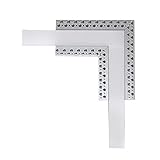 90° Eckverbinder SALA88 U-Profil Aluminium LED eloxiert | Lange Seite 16.7cm x Kurze Seite 12.7cm x Innenbreite 37mm | Eckwinkel | auf Gehrung geschnitten | Aluprofil für Stripes bis 37mm Breite