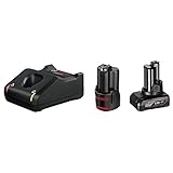 Bosch Professional 12V System Akku Starter-Set: GBA 12V 2.0Ah Akku + GBA 12V 4.0Ah Akku + Ladegerät GAL 12V-40