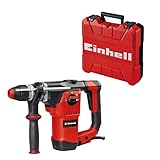 Einhell Bohrhammer TE-RH 32-1600 4F (1.600 W, 4,5 J, Hammerbohren/Bohren/Meißeln mit und ohne Fixierung, Pneumatisches Schlagwerk, SDS-plus Werkzeugaufnahme, inkl. Koffer)