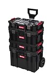 XL Werkzeugtrolley, Werkstattkoffer Set, Werkstattwagen Set ausQ-Brick Serie mit viel Zubehör! B x T x H in cm: 53 x 38 x 98 cm ! Der Mobile Alleskönner - Privat & Gewerbe