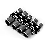 Lanchoo Stecknuss Set, 5-13mm Stecknuss Adapter 20 Stück Sechseck Bohrer Stecknuss Nuss Adapter Werkzeug Nuss Nüsse Stecknuss Muttern Bit-adapter Für Bohrer Oder Akkuschrauber