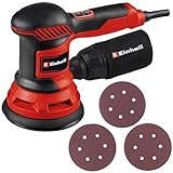 Einhell Exzenterschleifer TC-RS 425 E (425 W, Schleifteller Ø 125 mm, max. Schwingzahl 26.000 min-1, Schwingkreis 2,5 mm, inkl. Schleifpapier je 1x P60, P80, P120)