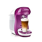 Bosch Tassimo Happy Kapselmaschine TAS1001 Kaffeemaschine by, 70 Getränke, vollautomatisch, geeignet für alle Tassen, platzsparend, 1400 W, pink