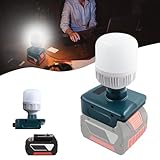 Lampe für Bosch 18V System Akku,für Bosch Batterie LED Baustrahler,Tragbare LED Arbeitsstrahler Flutlicht Strahler für Wartungsarbeiten,Schnurloses Licht,Camping