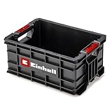 Original Einhell E-Case Werkzeugkiste (max. 90 kg, stapelbar, verriegelbar, kombinierbar mit Einhell E-Case System, Aufbewahrung & Transport von Zubehör und Werkzeug)